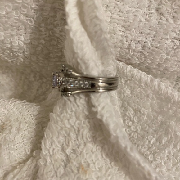 New Without Tag Silver Fashion Ring Size 6 - Picture 7 of 12